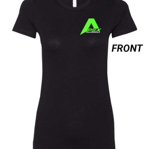 Women Solid Black Tee